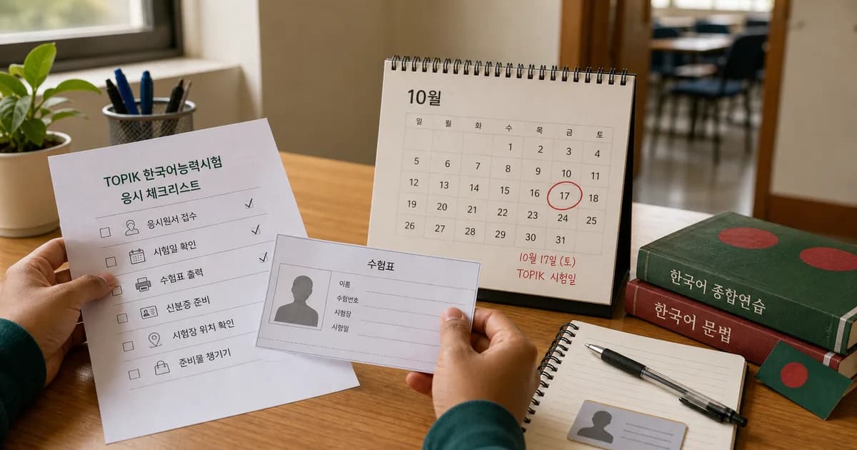 Bangladesh 108th TOPIK application shows completed: what to check before the October 17 AIUB test